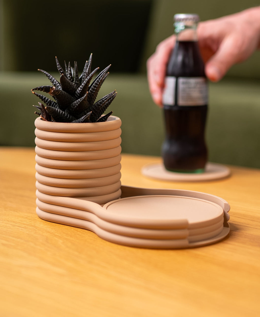 The Coaster Planter